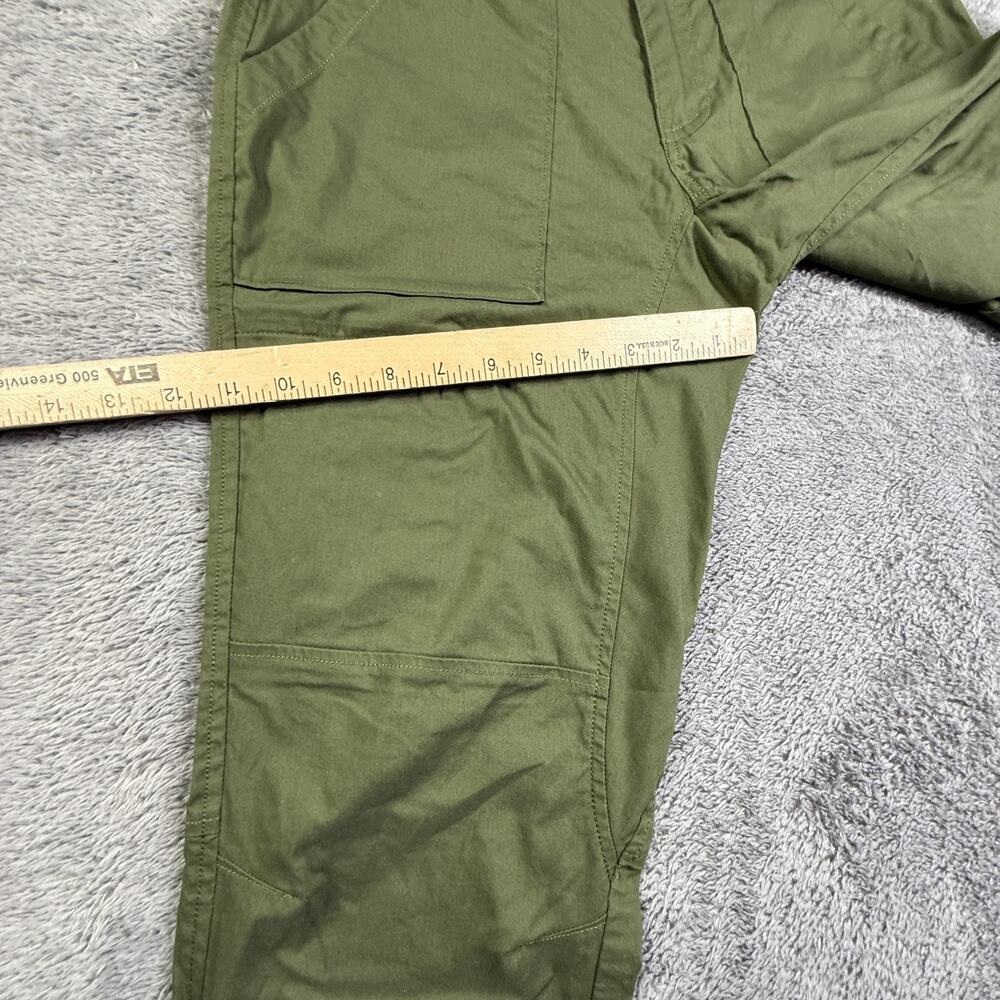 Mountain Hardwear AP Pants Army Green Womens 6 30x31 Cotton Nylon Stretch Hiking - Picture 8 of 9